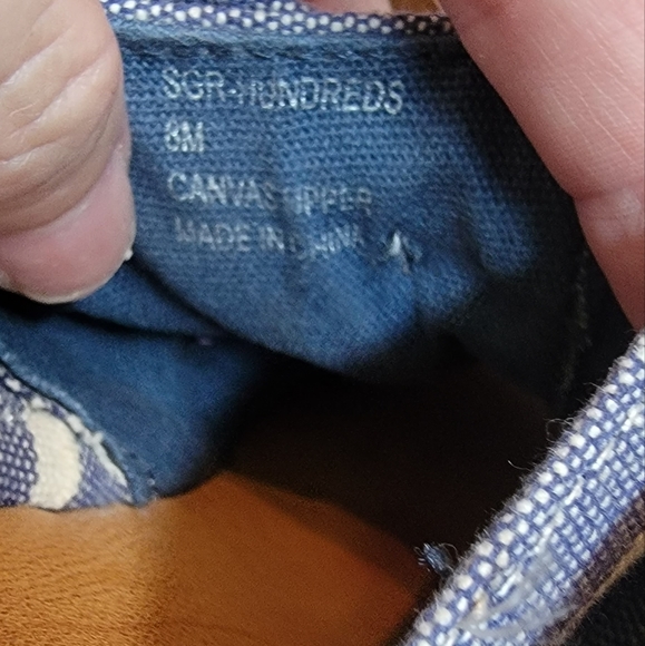 Blue Denim Canvas Wedges - Picture 4 of 4